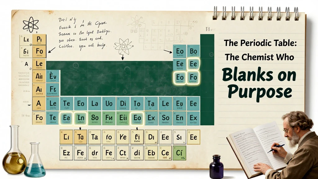 The Periodic Table: The Chemist Who Left Blanks on Purpose