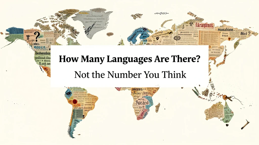 How Many Languages Are There? Not the Number You Think