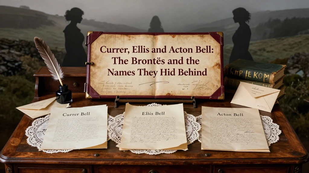 Currer, Ellis and Acton Bell: The Brontës and the Names They Hid Behind