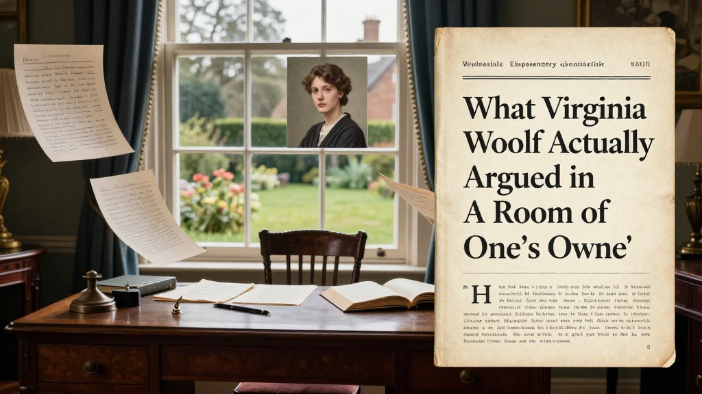 What Virginia Woolf Actually Argued in "A Room of One's Own"
