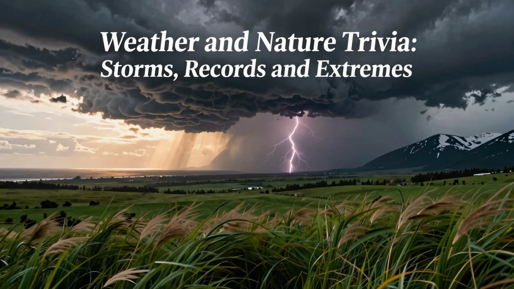 Weather and Nature Trivia: Storms, Records and Extremes
