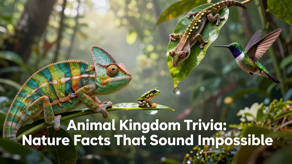 Animal Kingdom Trivia: Nature Facts That Sound Impossible