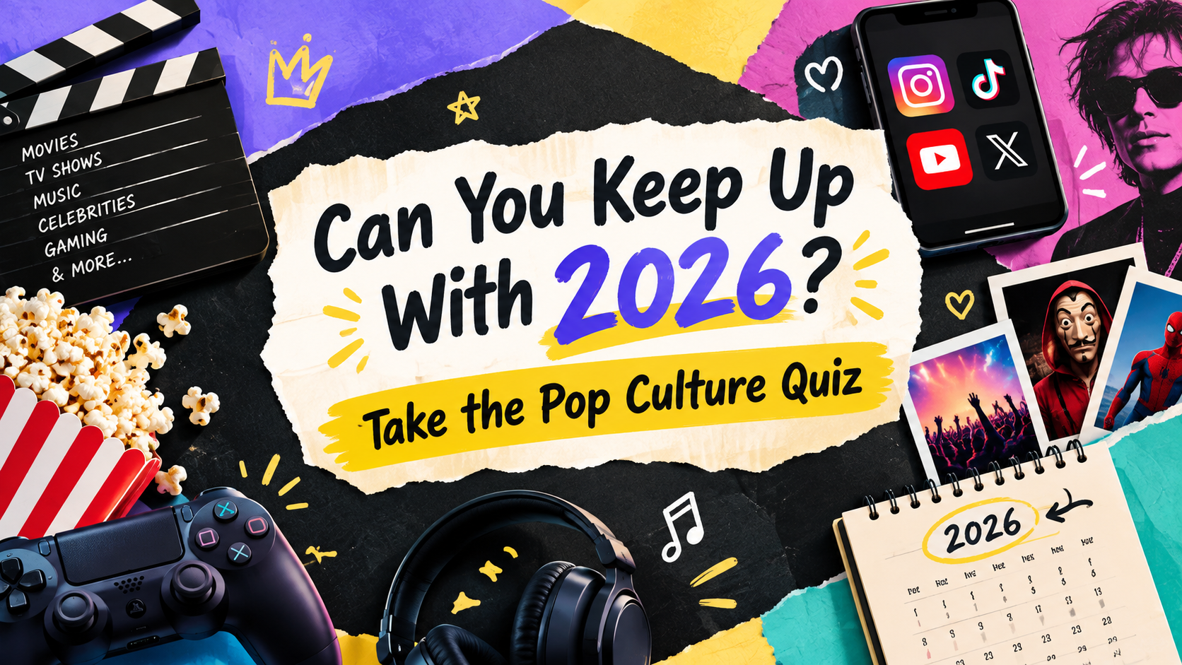 Can You Keep Up With 2026? Take the Pop Culture Quiz