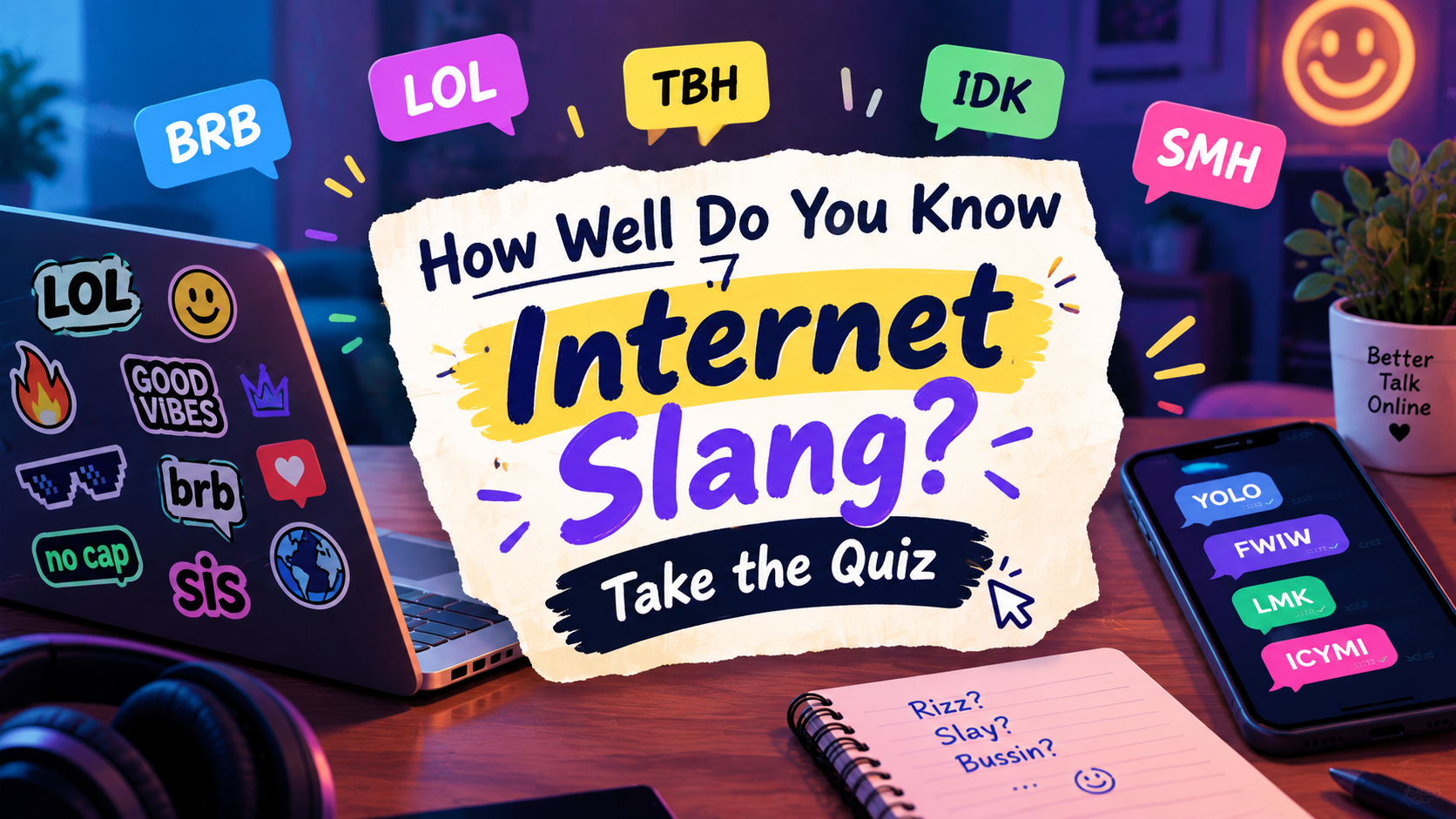 How Well Do You Know Internet Slang? Take the Quiz