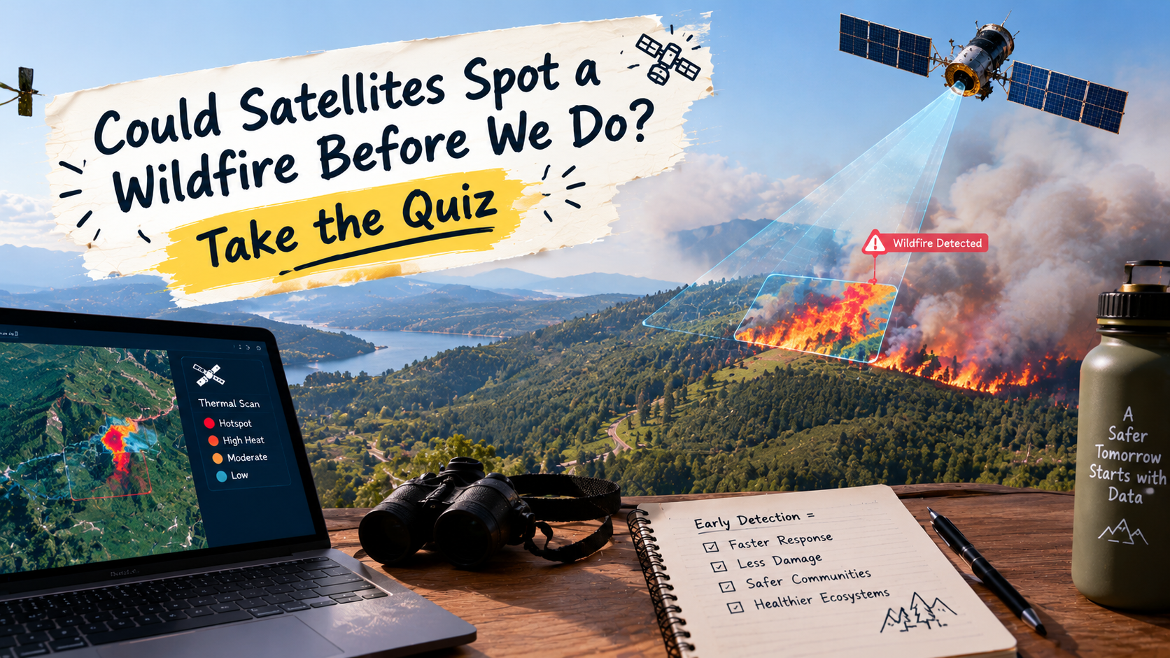 Could Satellites Spot a Wildfire Before We Do? Take the Quiz